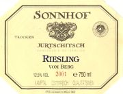 Jurschitsch_riesling vom berg 2001